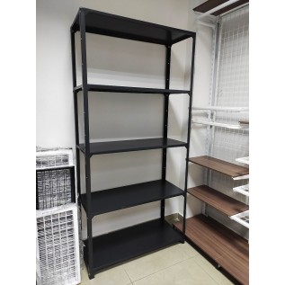  Стелаж складський 2000х1000х400 мм, на 5 полиць (колір графіт)